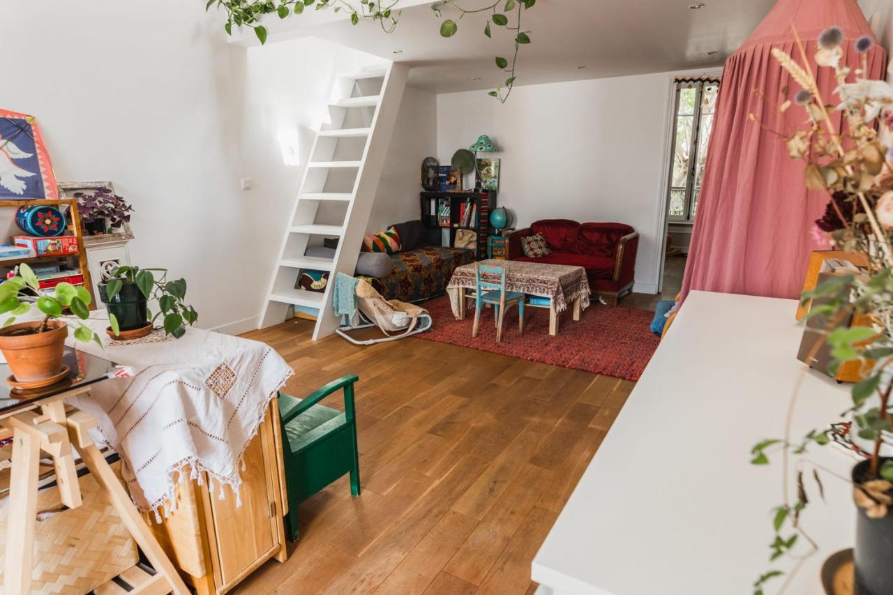 Apartamento Bright Atypical Duplex In Menilmontant París Exterior foto
