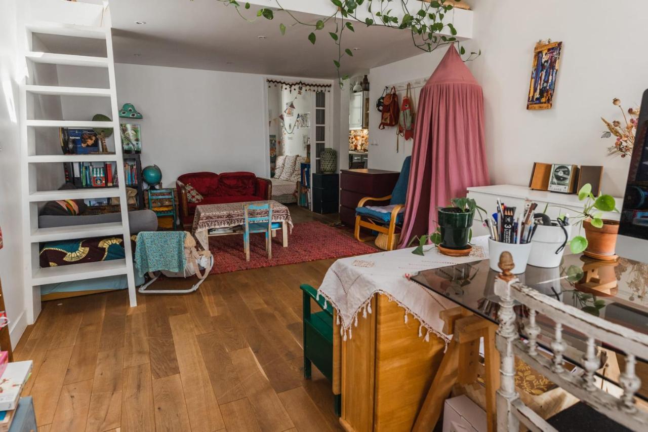 Apartamento Bright Atypical Duplex In Menilmontant París Exterior foto