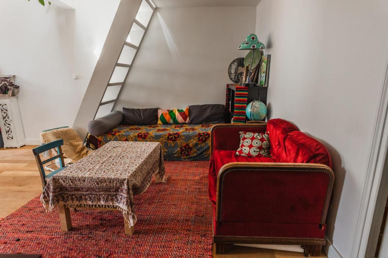 Apartamento Bright Atypical Duplex In Menilmontant París Exterior foto