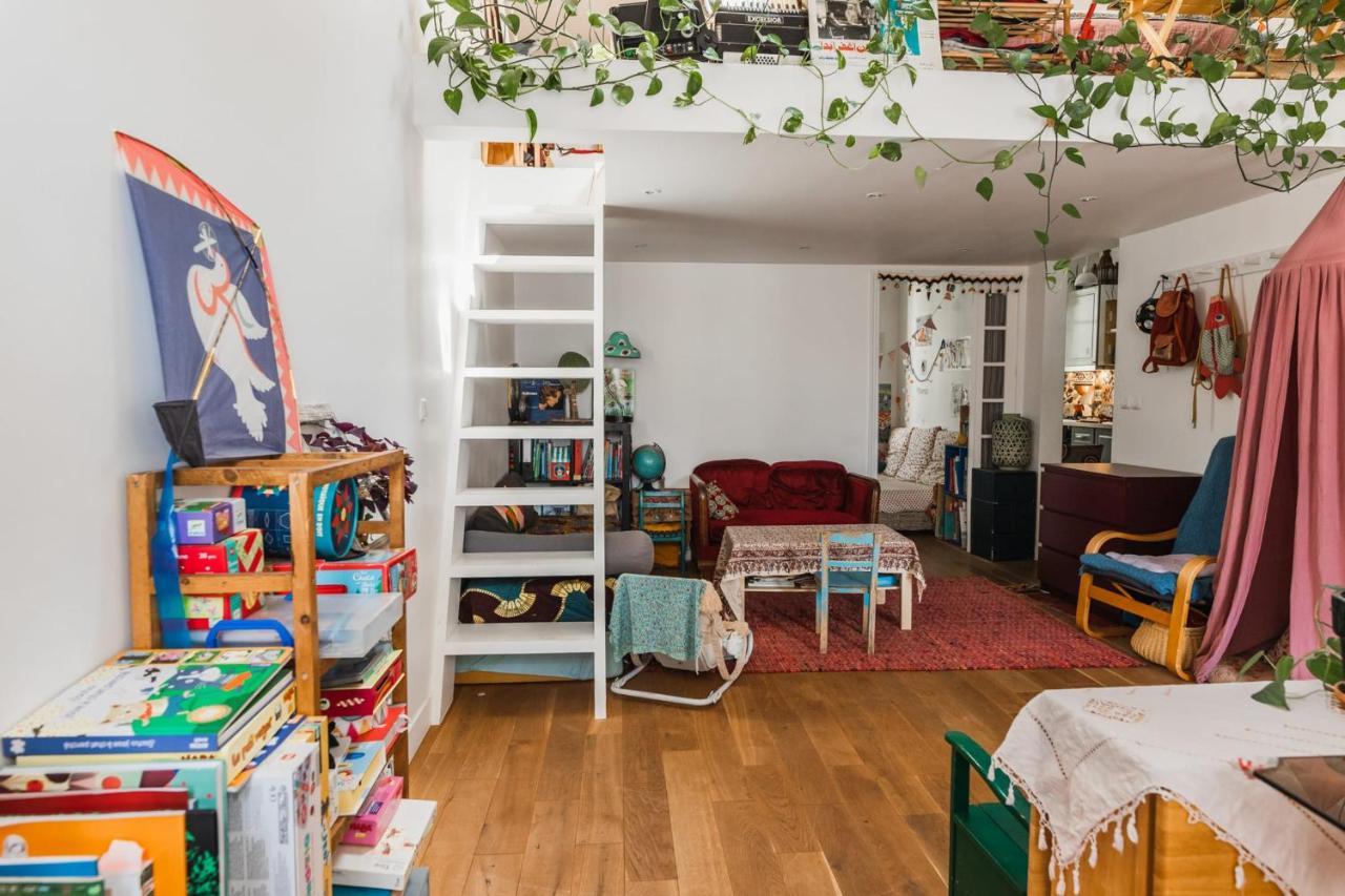 Apartamento Bright Atypical Duplex In Menilmontant París Exterior foto